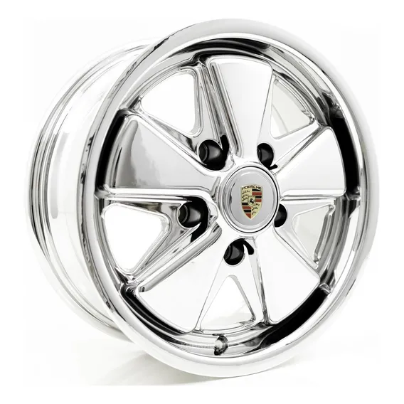 Rodas 16 Porsche Fuchs 911r 5x130 Fusca Kombi Vw 2 Talas Cor Cromada Foto 1