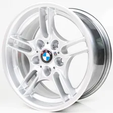 Rodas 17 Bmw Style 66 5x120 E36 E46 328i 325i 323i 320i Cor Prata Foto mini  3