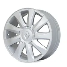 Rodas 17 Megane Grand Tour 4x100 Renault Clio Sandero Cor Prata Foto  mini 1