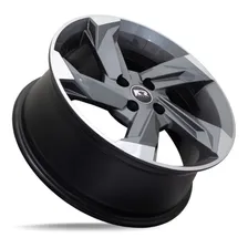 Rodas 17 T Cross Bora Polo Fox Corolla Golf 5x100 Kr K60 Cor Grafite Diamantado Foto mini 2