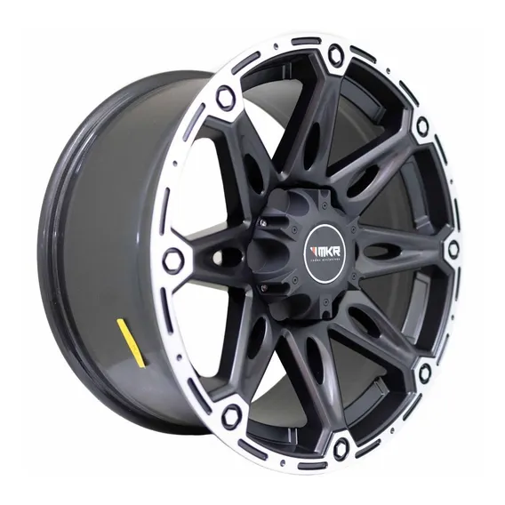 Rodas 18 Ballistic Off Road 6x139 Troller Ranger L200 S10 Cor Preto Acetinado Foto 1