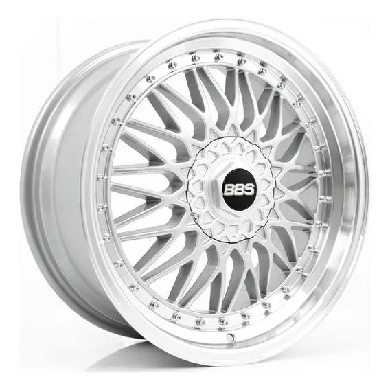 Rodas 18 Bbs Rs 5x112 Golf Gti Mk7 Audi A3 A4 Passat Jetta Cor Prateado Foto 1