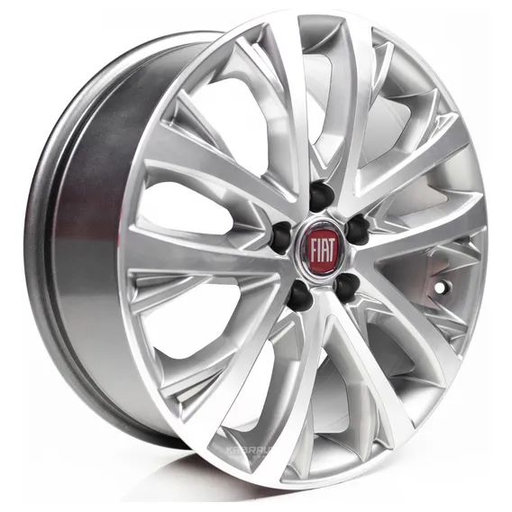 Rodas 18 Fiat Toro 5x110 Kr S34 Cor Grafite Com Diamantado Foto 1