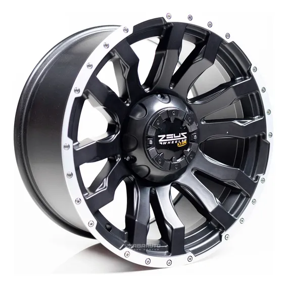 Rodas 18 Off Road 5x120 Volkswagen Amarok Vw 4x4 Mud Cor Preto Acetinado Foto 1