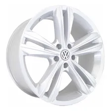 Rodas 18 Tiguan Vw 5x112 Golf Jetta Passat Fusca A3 Q3 Cor Prata Foto  mini 1