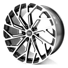 Rodas 20 Audi S8 5x112 Q3 A3 A4 A5 A6 A7 Cor Grafite Com Diamantado Foto  mini 1