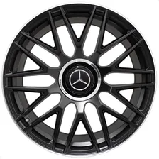 Rodas 20 Mercedes C63 S Amg 5x112 Duas Talas C180 C200 A200 Cor Preto Acetinado Foto mini 2