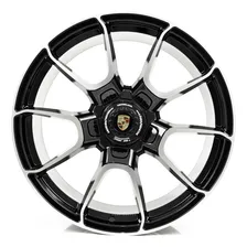 Rodas 20 Porsche 911 Turbo S 5x130 2 Talas Boxster Cayman Cor Preto Foto mini  2