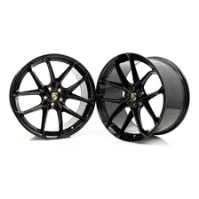 Rodas 20 Porsche Cayenne Turbo Gt 5x112 Macan Específico Cor Preto Foto mini  2