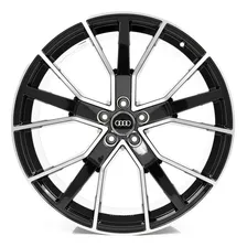Rodas 22 Audi Rs6 Avant Rsq8 Q8 5x112 Q5 Q7 Etron Rsq5 Sq5 Cor Preto Foto mini 2