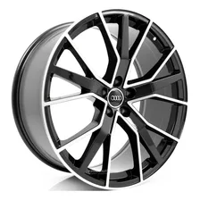 Rodas 22 Audi Rs6 Avant Rsq8 Q8 5x112 Q5 Q7 Etron Rsq5 Sq5 Cor Preto Foto mini 1