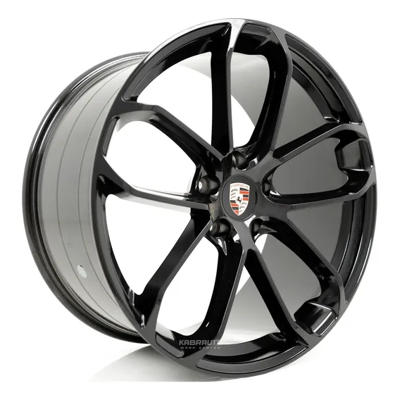 Rodas 22 Porsche Cayenne Coupé Gts 2021 - 5x130 - Vw Touareg Cor Preto-brilhante Foto 1