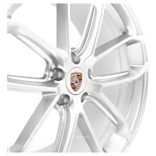 Rodas 22 Porsche Cayenne Coupe Gts 5x130 Panamera Cayenne Cor Prateado Foto mini 3