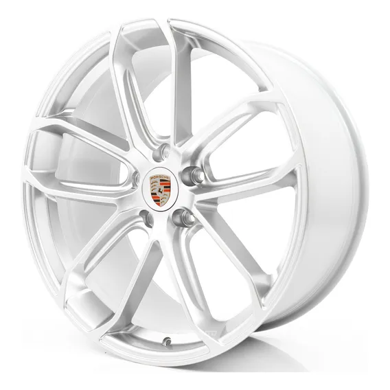 Rodas 22 Porsche Cayenne Coupe Gts 5x130 Panamera Cayenne Cor Prateado Foto 1