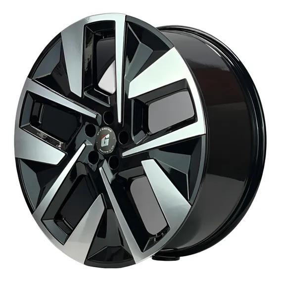 Rodas Amarok 2025 Aro 20 5x100 Polo Virtus Fox T-cross Gt7 Cor Preto Diamantado 5x100 Foto 1
