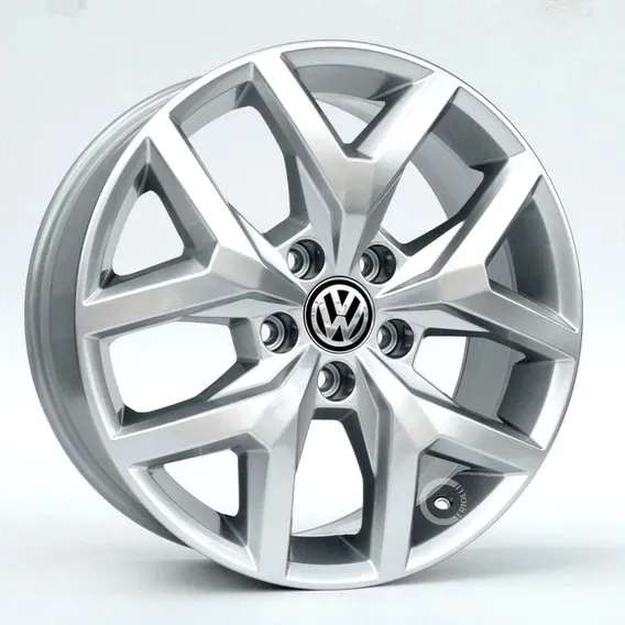 Rodas Amarok Aro 17 5x120 S07 V6 / Jogo Cor Prata Foto 1