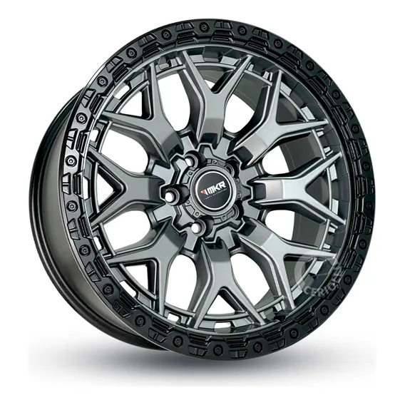 Rodas Amarok Aro 20 5x120 Off Road Texas M31 4 Rodas Jogo Cor Grafite Fosco Borda Preta 5x120 Foto 1
