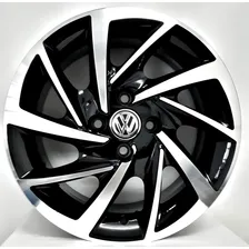 Rodas Aro 14 4x100 Golf Gti 4x100 4 Rodas Esportivas + Bicos Cor Preto Diamante Foto mini 3