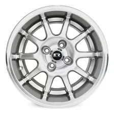 Rodas Aro 15 4x100 Modelo Binno B790 Aranha 2 M26 / 4 Rodas Cor Prata Diamante 4x100 Foto mini 1