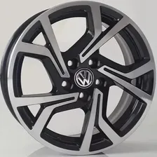 Rodas Aro 15 5x100 Golf Polo Fox Bora Spacefox / Jogo +bicos Cor Preto Diamante Foto mini 2