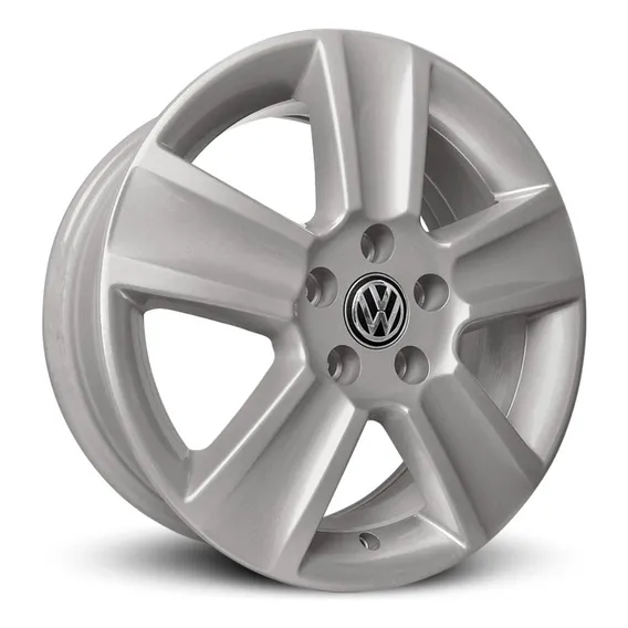 Rodas Aro 15 5x100 R07 Polo Fox Space Cross S / 4 Rodas Cor Prata Foto 1