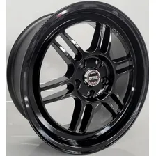Rodas Aro 17 F1 (jogo) + Bicos Tiguan Jetta Golf Cor Preto Foto mini 1