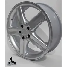 Rodas Aro 17 Tala 6 Vectra Millenium 4x100 Brw 1490 / Jogo Cor Prata Foto mini  2