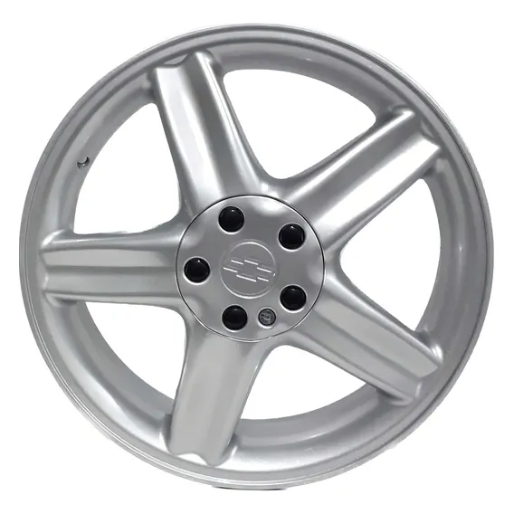 Rodas Aro 17 Tala 6 Vectra Millenium 4x100 Brw 1490 / Jogo Cor Prata Foto 1