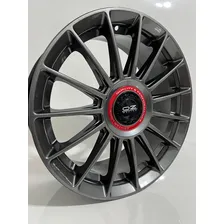 Rodas Aro 18 5x100 New Sunline Racing 4 Rodas 1 Jogo Cor Grafite 5x100 Foto mini  3