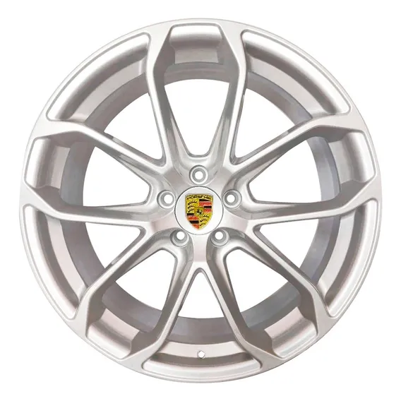 Rodas Aro 20x8 Porsche Gts 5x100 Prata Foto 1