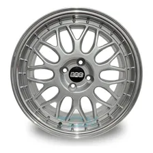 Rodas Bbs Lm Gm Onix Celta Agile Aro 17 4x100 (jogo) +bicos Cor Prata Foto mini 1