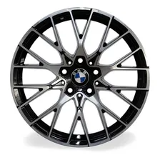 Rodas Bmw Aro 18x8 5x120 M2 Serie 3 340i 330i 4 Rodas Cor Preta Diamante Foto mini 1