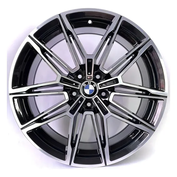 Rodas Bmw M2 Competition Aro 20 Tala 8 5x112 (jogo) + Bicos Cor Preto Diamantado Foto 1
