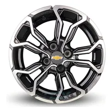 Rodas Chevrolet Astra Celta Onix 15 4x100 (jogo) +bicos Cor Preto Com Diamantado Foto mini  2