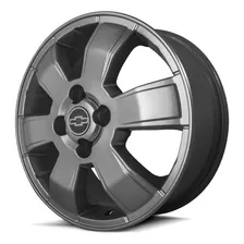 Rodas Chevrolet Montana Sport Aro 15 4x100 (jogo) + Bicos Cor Grafite Fosco Foto mini 3