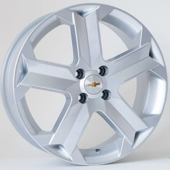 Rodas Chevrolet Montana Sport R26 Aro 14 4x100 (jogo) +bicos Cor Prata Foto 1