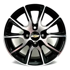 Rodas Esportivas Aro 15 Onix Celta Prisma Agile (jg) +bicos Cor Preto Com Diamantado Foto mini  2