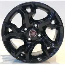 Rodas Fiat Argo Aro 14 4x98 (jogo) +bicos Cor Black Foto mini  2