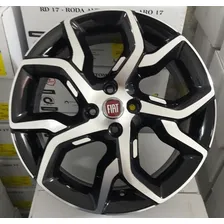 Rodas Fiat Argo Aro 14 + Bicos + Parafusos Cor Preto Com Diamantado Foto mini  2