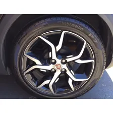 Rodas Fiat Argo Aro 14 + Bicos + Parafusos Cor Preto Com Diamantado Foto mini 4
