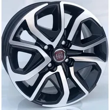 Rodas Fiat Argo Aro 14 (par- 2unid) Uno Palio + Bicos Cor Preto Com Diamantado Foto mini 1