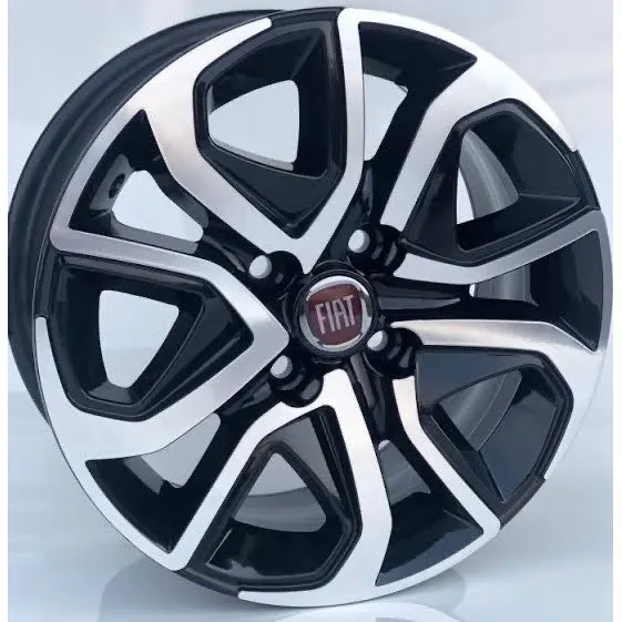 Rodas Fiat Argo Aro 14 (par- 2unid) Uno Palio + Bicos Cor Preto Com Diamantado Foto 1