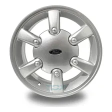 Rodas Ford Escort Ghia Mondeo Aro 15 4x108 (jogo) + Bicos Cor Prata Foto  mini 1