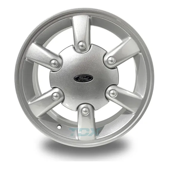 Rodas Ford Escort Ghia Mondeo Aro 15 4x108 (jogo) + Bicos Cor Prata Foto 1