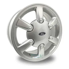 Rodas Ford Escort Ghia Mondeo Aro 15 4x108 (jogo) + Bicos Cor Prata Foto mini  2