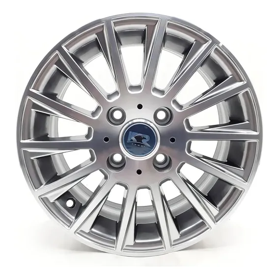 Rodas Ford Fiesta Aro 15 (4x108) (jogo) +bicos Cor Prata Foto 1