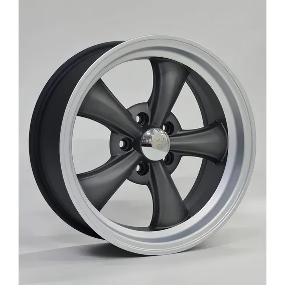 Rodas Ford Maverick Palito Aro 17x7 5x114 (jogo) + Bicos Cor Grafite Fosco Diamantado Foto 1