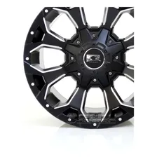 Rodas Frontier Aro 17 6x114 Offroad M12 Kr Kramai Cor Preto Fosco Diamantado Foto mini 3