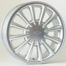 Rodas Gm Omega Powertech Aro 17 5x110 (jogo) +bicos Cor Prata Foto mini 1