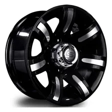 Rodas Gm Silverado D20 Aro 16 6x139 (jogo)+bicos Cor Preta Diamantada Foto mini 1